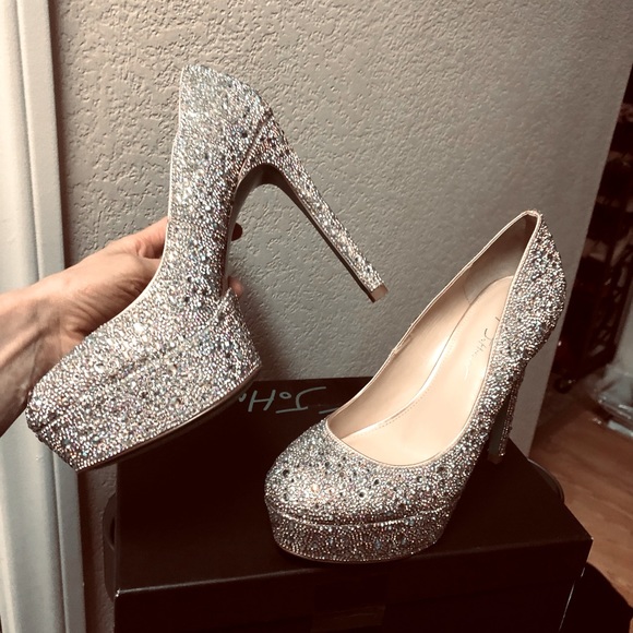 Betsey Johnson Crystal Heels US 8.5 - Picture 12 of 14